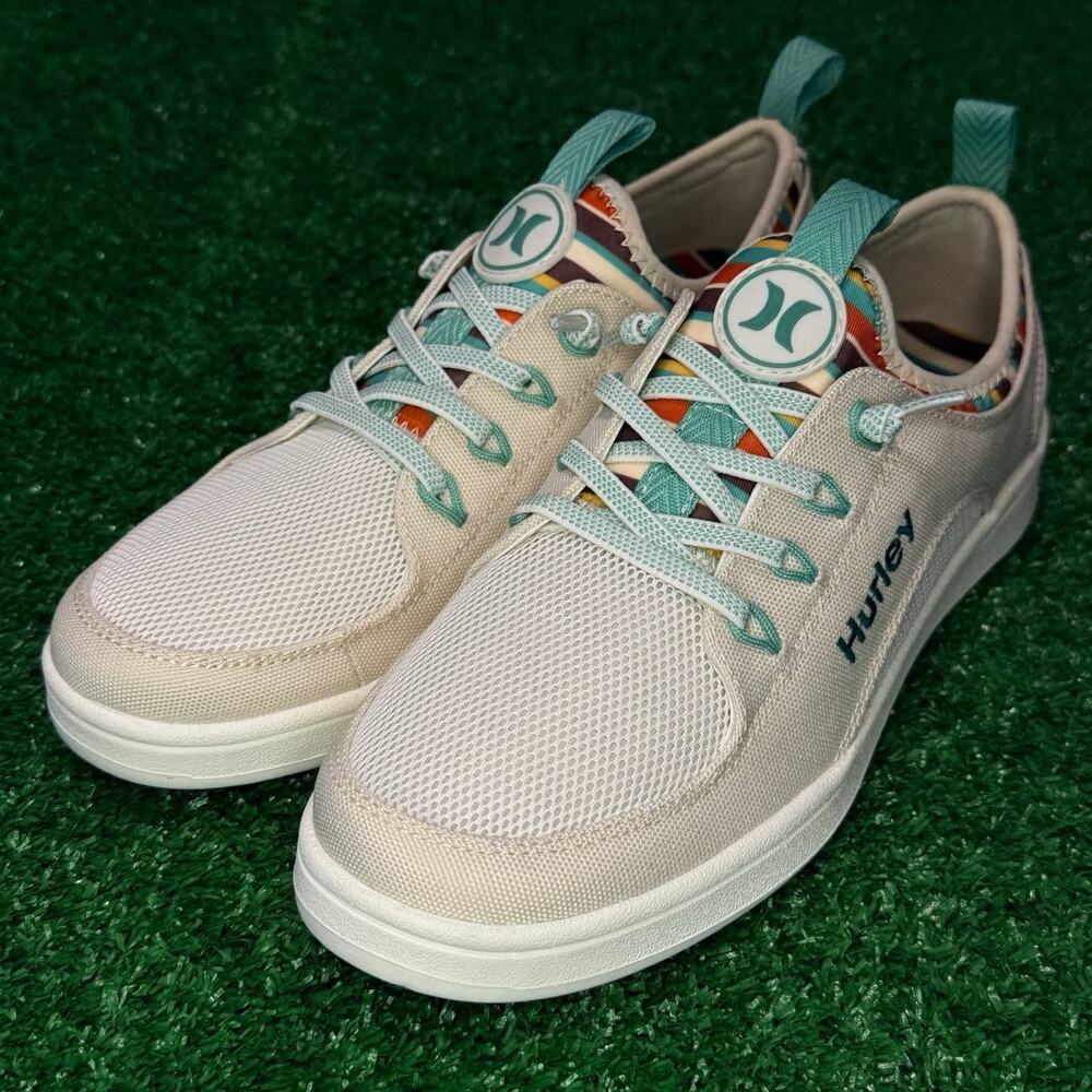 Hurley Womens Bungee Castaic Sneakers Beige Size 7 NEW Lightweight Casual